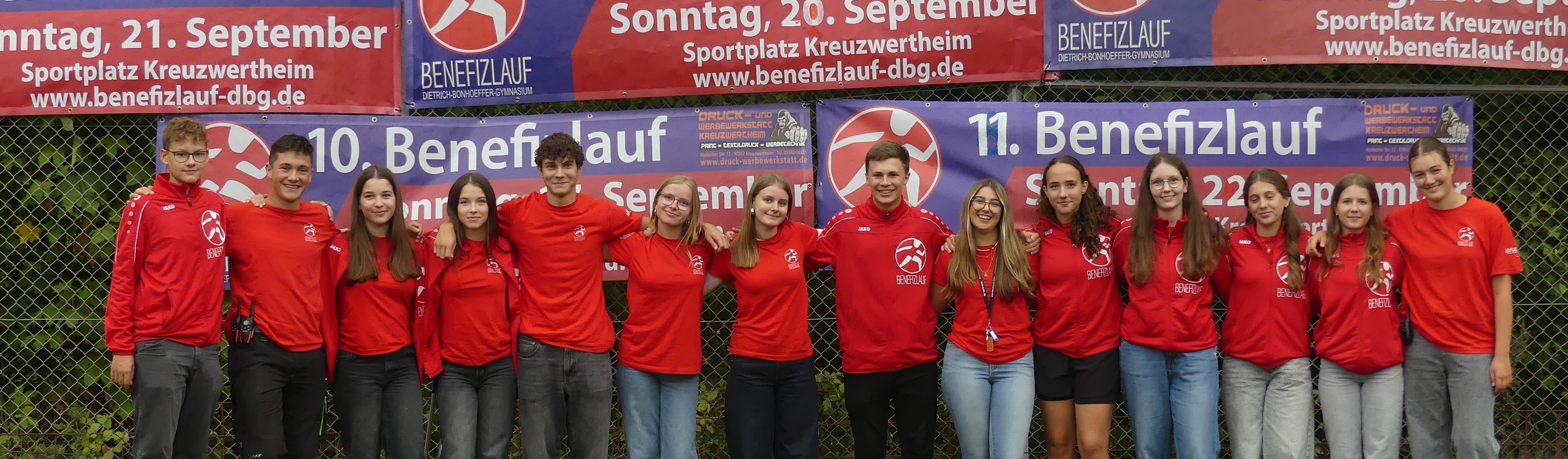 Bild vom Organisationsteam des 15. Benefizlauf